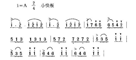 第七段是在第五段音乐中的塔兰泰拉舞曲的旋律上发展而成的,这时