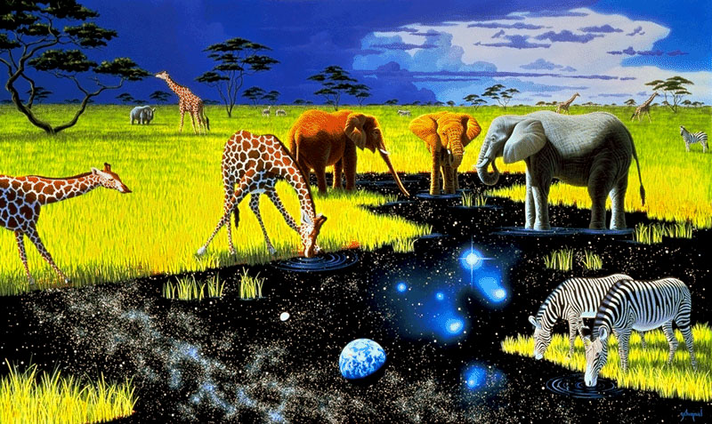 风景 风景图片 简笔画 造型/1、动物特征：动物的种类很多，它们的形态、动态千变万化，各有...